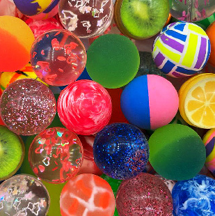 Мячи - прыгуны 32 мм "Вокруг света"