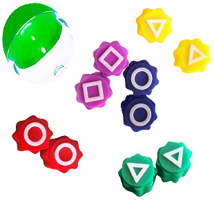 Комплект 34 мм "Кубик Гонги"