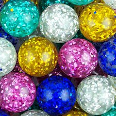 Мячи - прыгуны 45 мм "Сердечки"