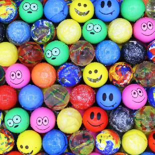 Мячи - прыгуны 25 мм "#Вконтакте"