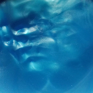 Слайм "Неон", голубой, ведро 1 кг