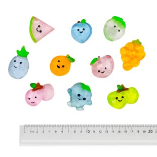 Игрушка "Сквиш кристалл фруктяшка", антистресс, в шоу-боксе